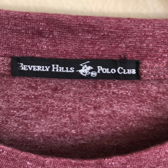 Beverly Hills Polo Club Maroon Sweater SzM - Picture 3 of 8
